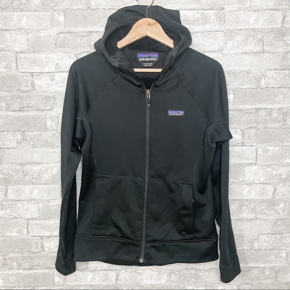 Patagonia Jackets & Blazers - Patagonia Women Crosstrek Black Fleece Zip Hoodie